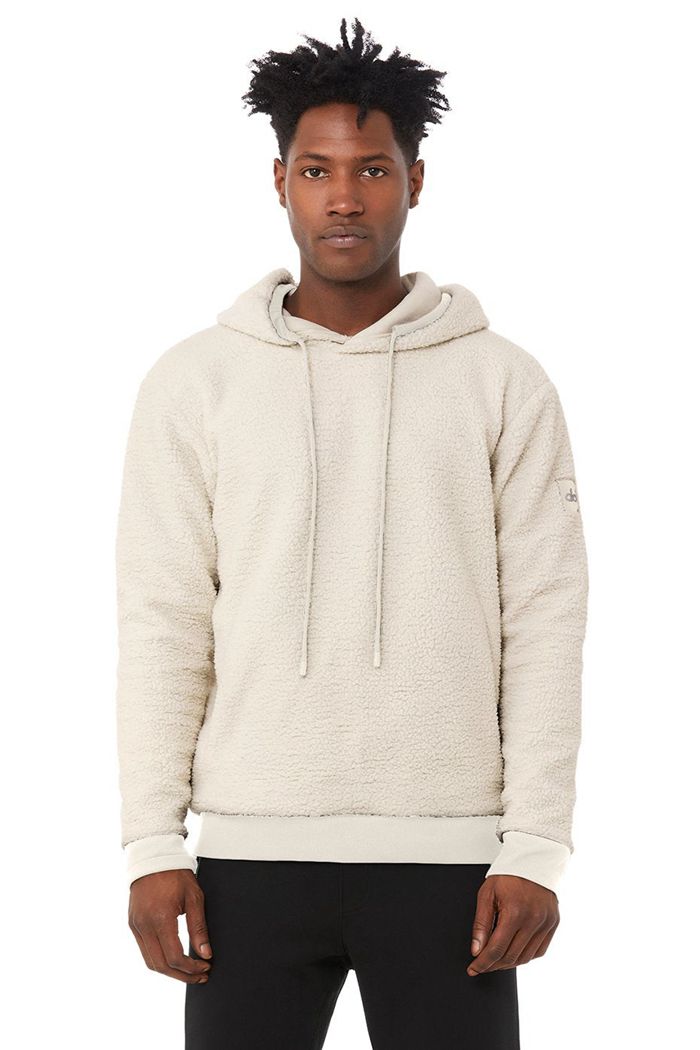 Alo Yoga Sherpa Hoodie Dam Beige | 5627908-KM