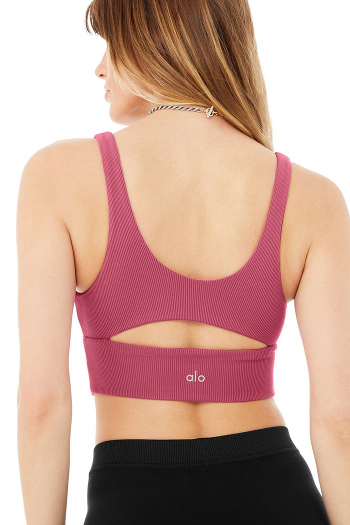 Alo Yoga Slit BH Dam Lila | 8196470-ZK