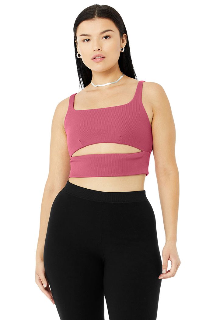 Alo Yoga Slit BH Dam Lila | 8196470-ZK