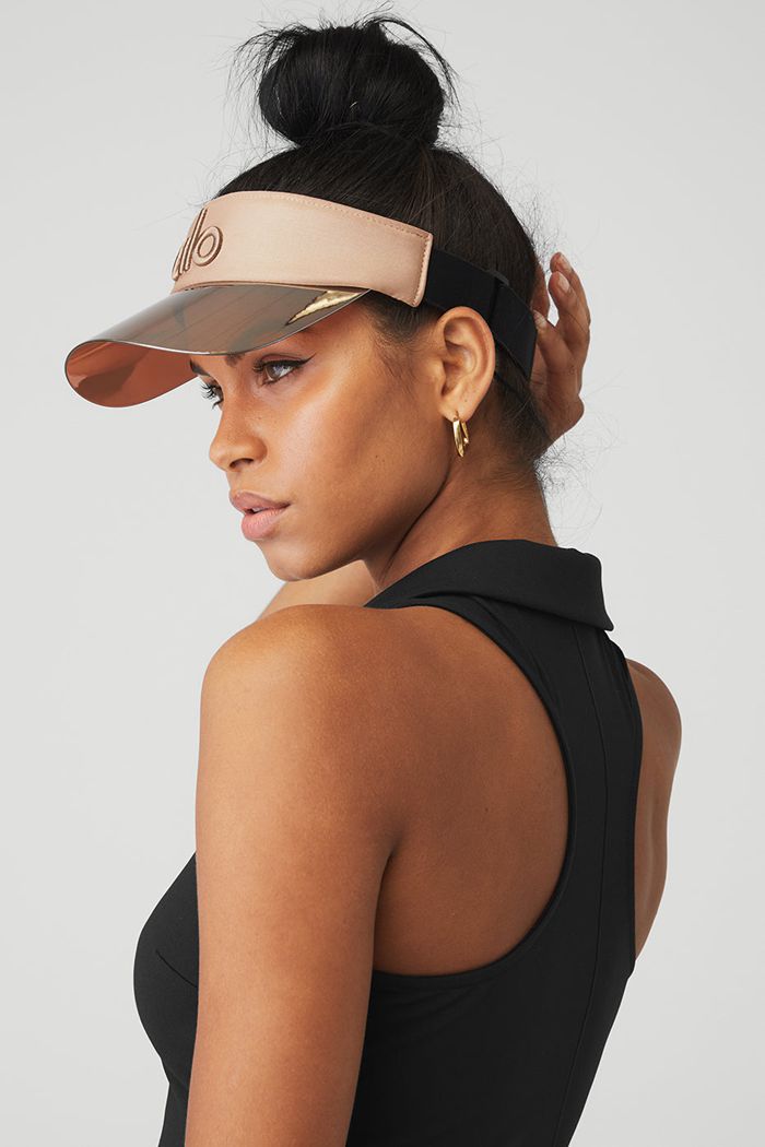 Alo Yoga Solar Visor Dam Beige | 4265079-UA