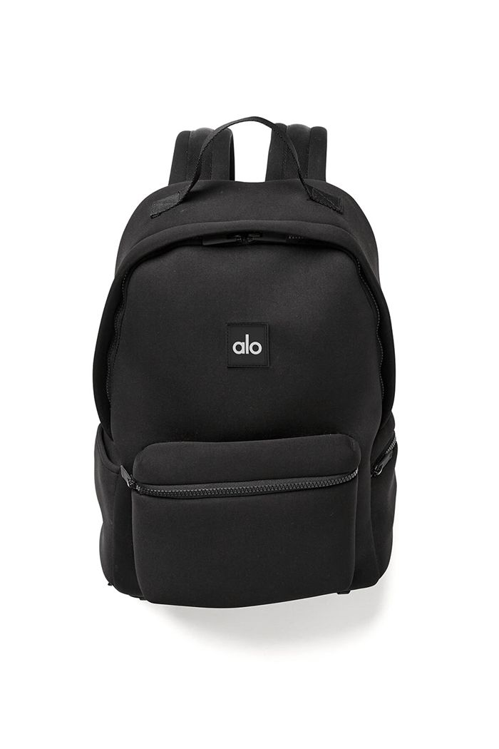 Alo Yoga Stow Back Väska Dam Svarta Silver | 5673849-MP