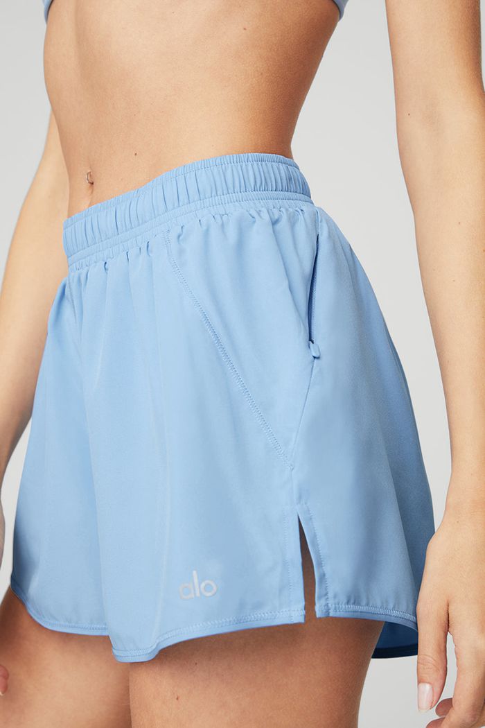 Alo Yoga Stride Short Dam Blå | 6753284-WY