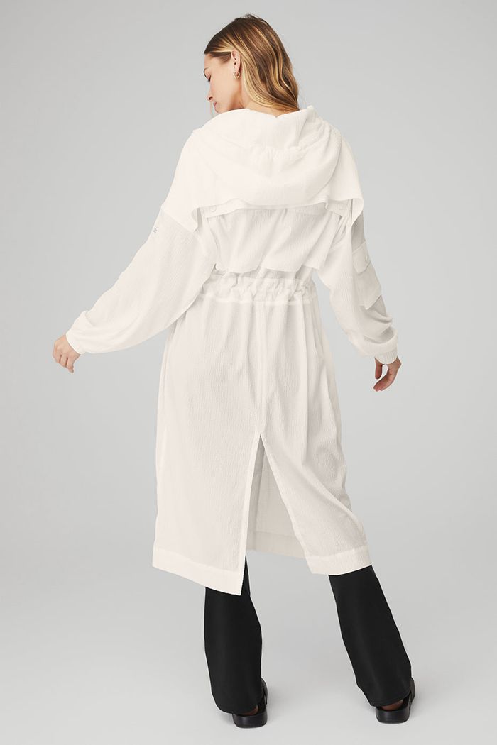 Alo Yoga Summer Nights Lätta Coat Dam Vita | 5104362-NU