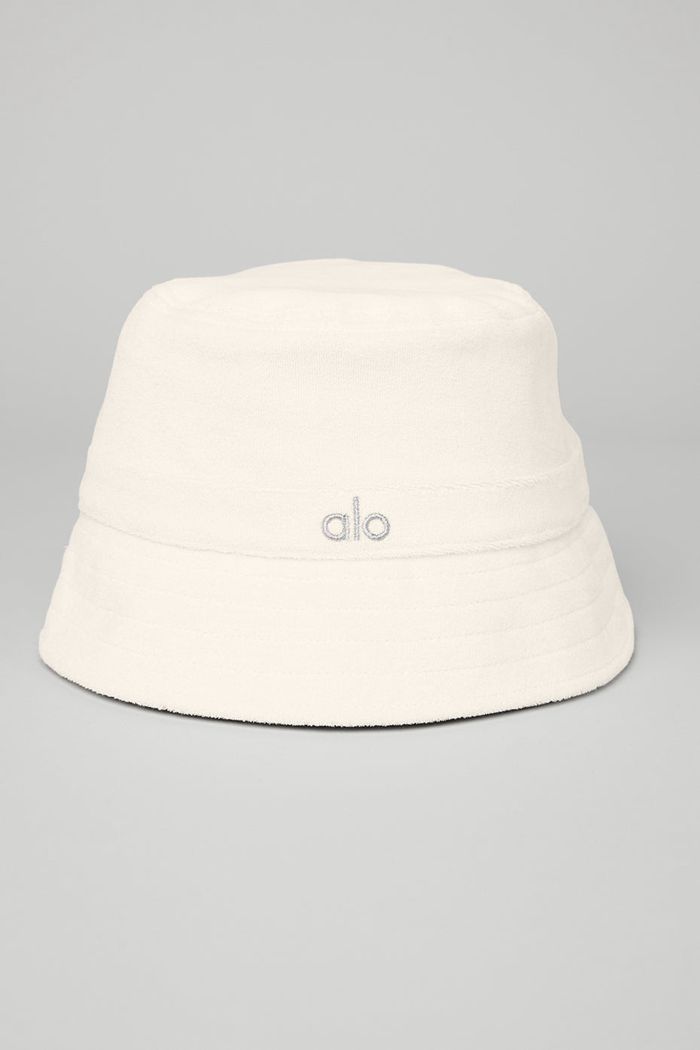 Alo Yoga Terry Beachside Bucket Hatt Dam Vita | 7893052-OW