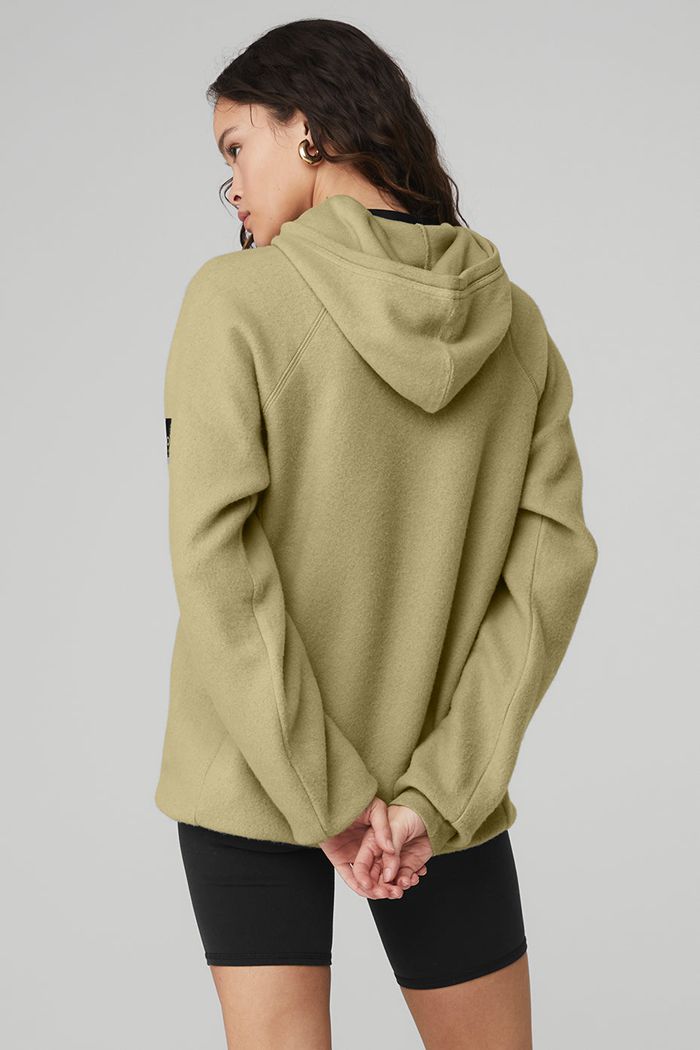 Alo Yoga The Triumph Hoodie Dam Gröna | 5318769-FN