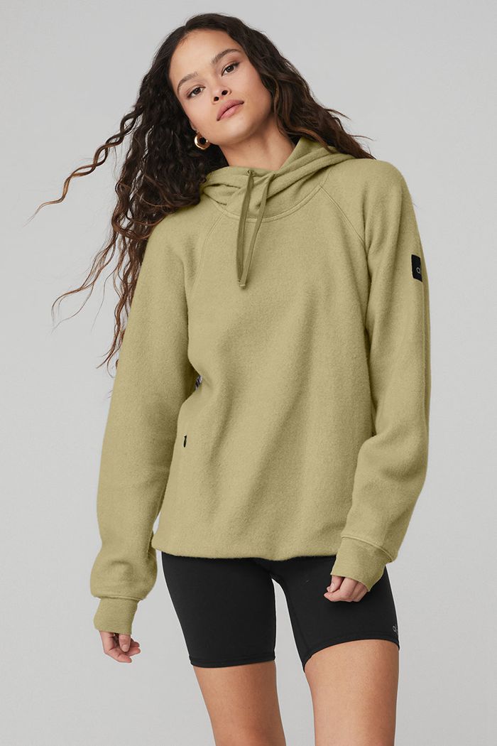 Alo Yoga The Triumph Hoodie Dam Gröna | 5318769-FN