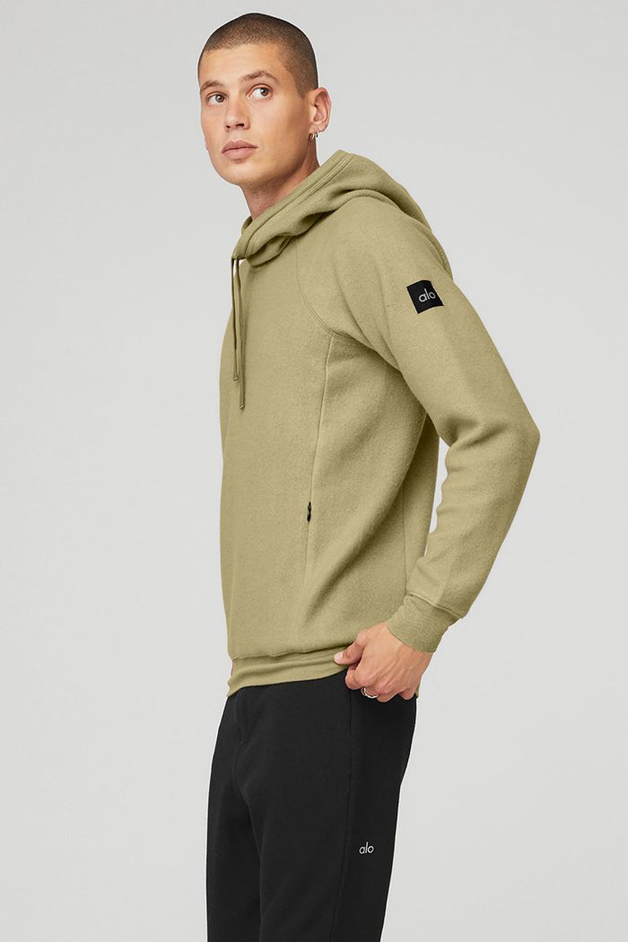 Alo Yoga The Triumph Hoodie Herr Gröna | 7536249-GI