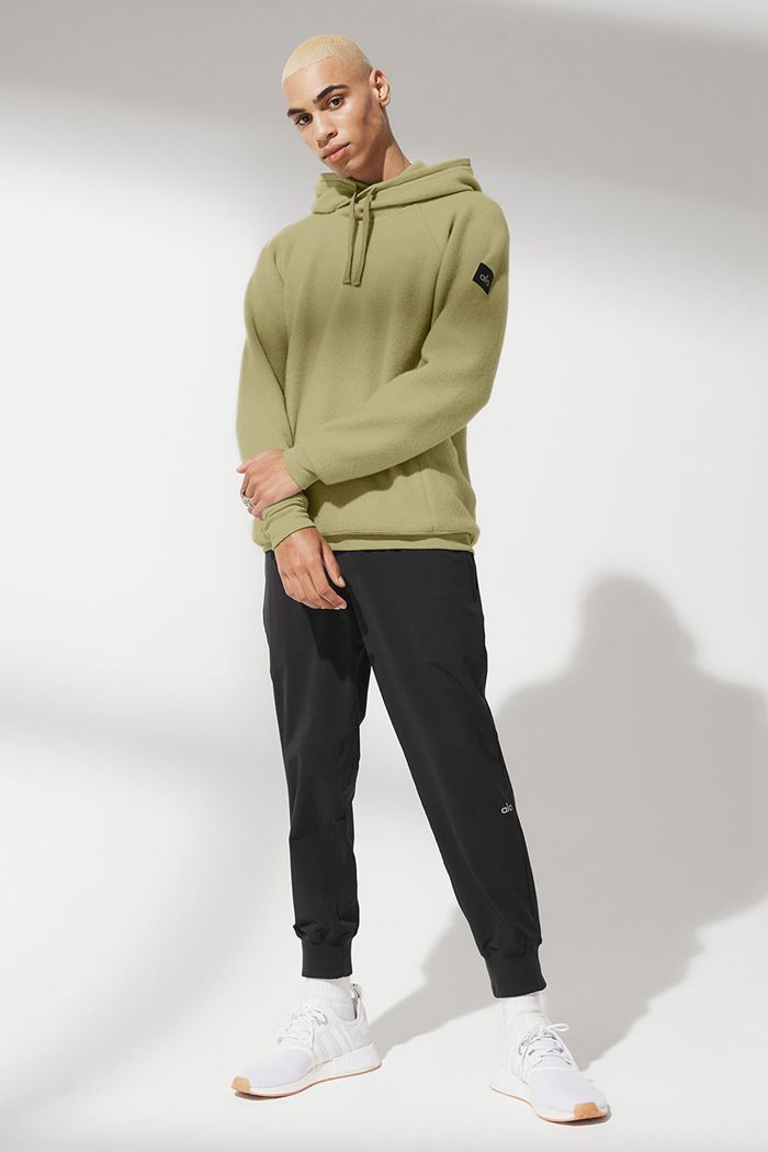 Alo Yoga The Triumph Hoodie Herr Gröna | 7536249-GI