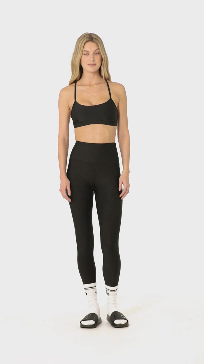 Alo Yoga Throwback Strumpor Dam Svarta | 7316285-BR