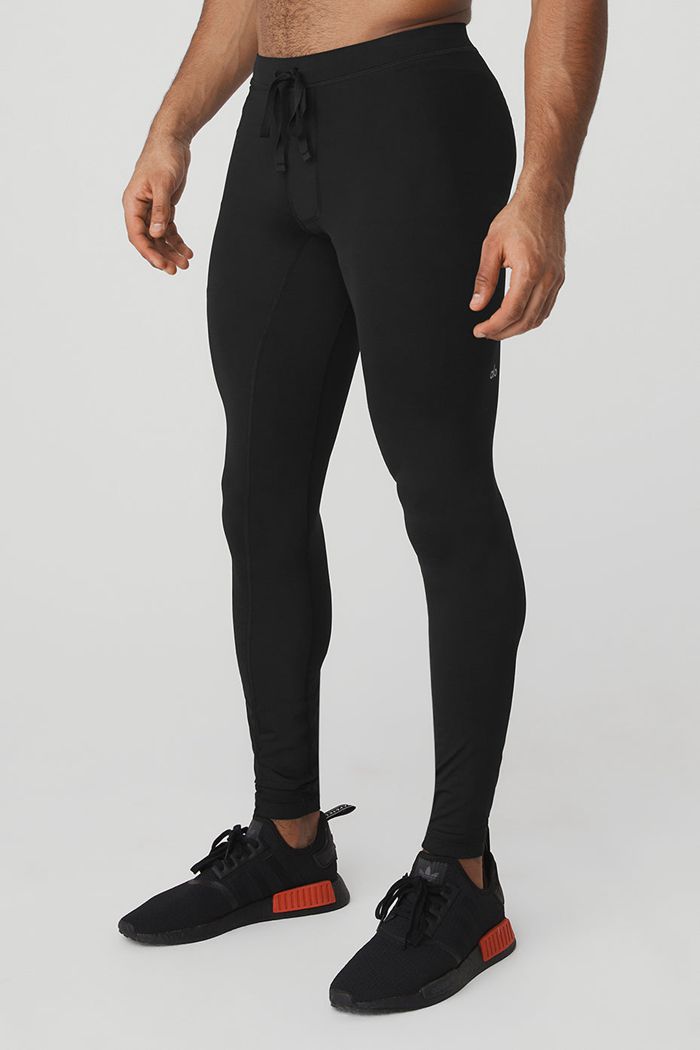 Alo Yoga Warrior Compression Byxor Herr Svarta | 5901742-UV