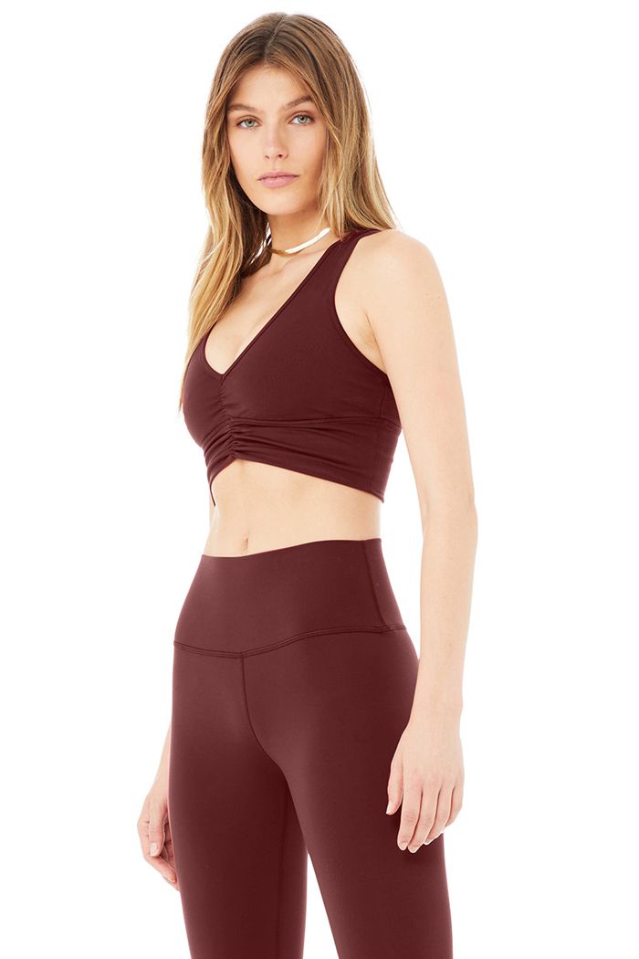 Alo Yoga Wild Thing BH Dam Röda | 4083169-KX